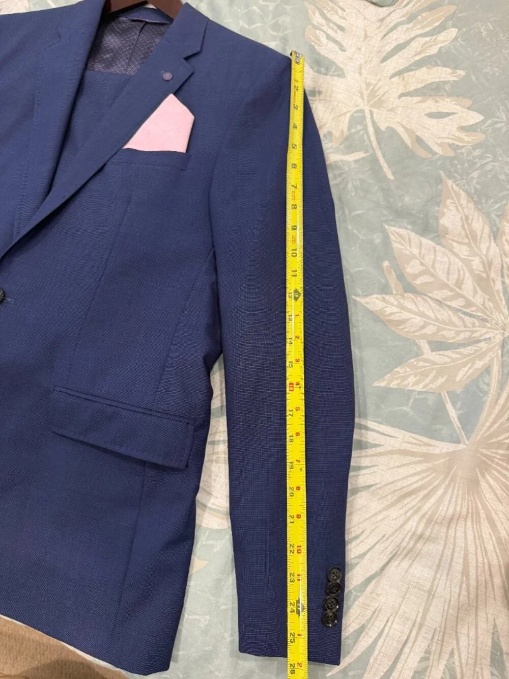 Suit: Ted Baker London, Jay CT Endurance, Navy Blue, 100% Wool